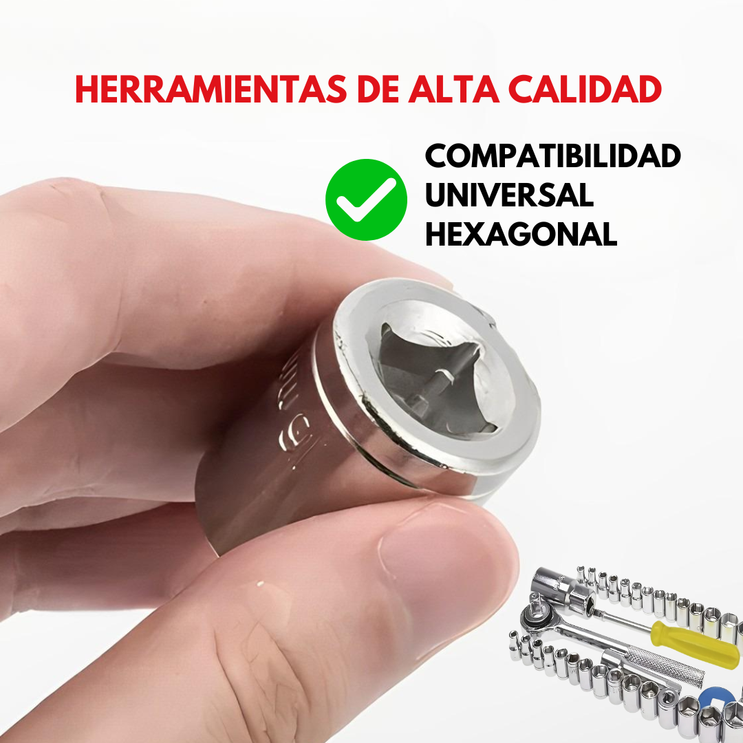 Kit de Herramientas para Moto y Carro de 40 Piezas